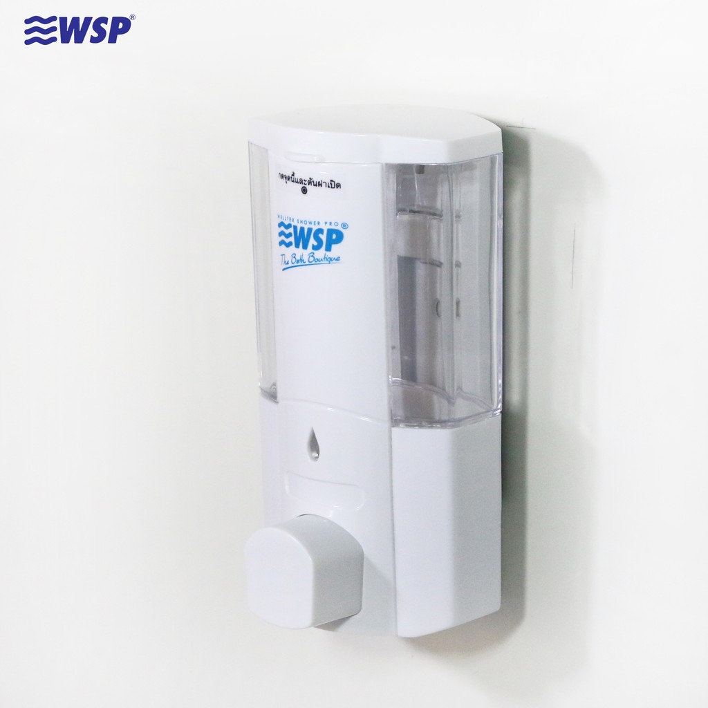 WSP ที่กดสบู่เหลว 1 ช่อง ที่กดสบู่เหลวติดกำแพง ที่กดสบู่ ติดตั้งง่าย ขนาด 400 ml. รุ่น DP-117W (สีขาว) ราคา ถูกที่สุด ดีลบีเคเค แกลเลอรีภาพที่ 6