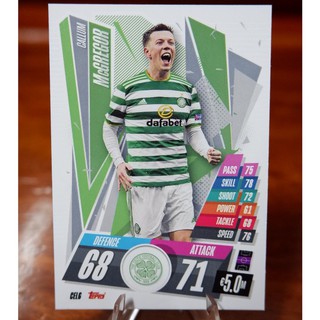 การ์ด​ Match Attax UEFA  2020/21 ชุด Base Card ทีมกลาสโกว์ เซลติก (Celtic FC)