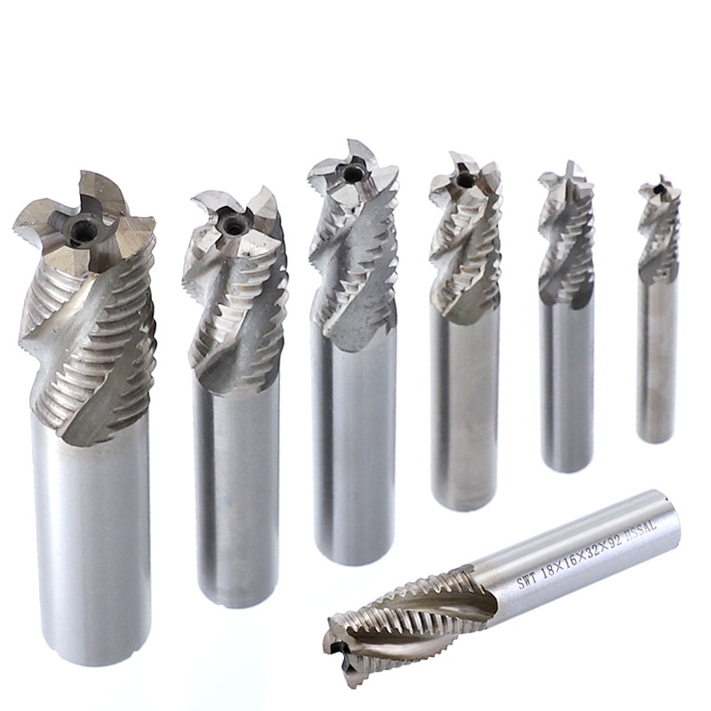 ดอกกัดมิลลิ่ง เหล็ก ความเร็วสูง 6-20 มม ดอกต๊าปเกลียว ดอก end mill
