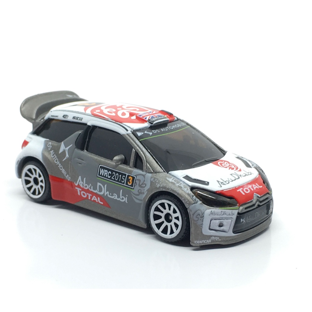 Majorette Citroen DS3 - Abu Dhabi no.3 - White / Gray Color /Wheels 5UW /scale 1/58 (3 inches) no Package