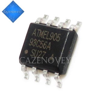 ชิปชิป 93C56 AT93C56 AT93C56A SOP8 Original IC สําหรับติดรถยนต์ 10 ชิ้น