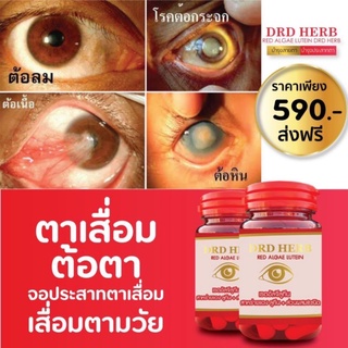 ของแท้🔺ส่งฟรี🔺DRD Herb สาหร่ายแดง เรดอัลจี ลูทีน ตามัว มองไม่ชัด ต้อหิน ตามัว ตาพล่า ต้อกระจก จบทุกปัญหาดวงตา