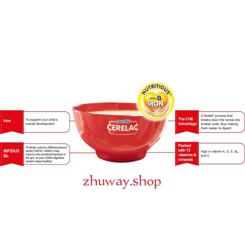 Cerelac อาหารเด็ก 6 เดือนขึ้นไป 350 กรัม - รูปที่ 5