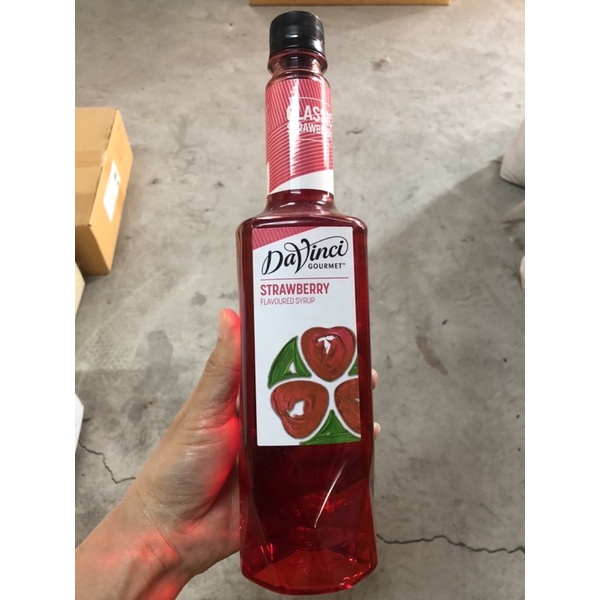 Davinci ดาวินชี่ สตรอเบอร์รี่ เฟลเวอร์ ไซรัป(น้ำเชื่อมกลิ่นสตรอเบอรี่)