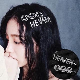 Jewtrendy - กิ๊บติดผม คริสตัล ตัวอักษร