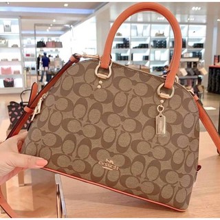 COACH KATY SATCHEL IN SIGNATURE CANVAS