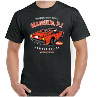 [S-5XL] เสื้อยืด ผ้าฝ้าย พิมพ์ลาย Magnum Pi 80S ราคาถูก สําหรับผู้ชาย