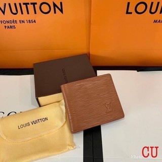 เป๋ากระเป๋าสตางค์ผู้ชาย งานพรีเมี่ยมลายไม้ Lv wallet