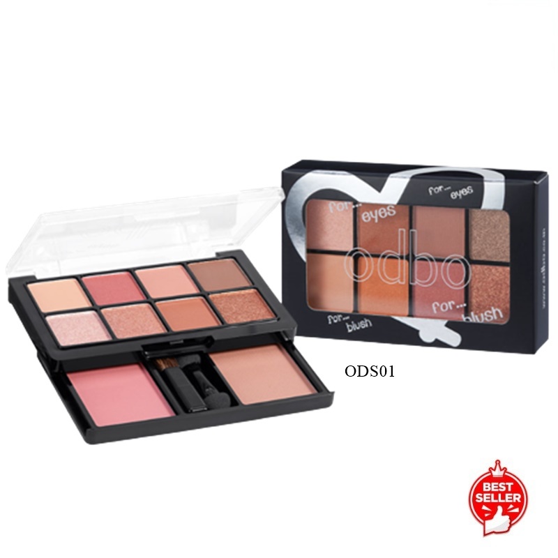 ODS01 โอดีบีโอ ฟอร์ อายส์ ฟอร์ บลัช Odbo For Eyes For Blush Eyeshadow & Blush On 20 g.