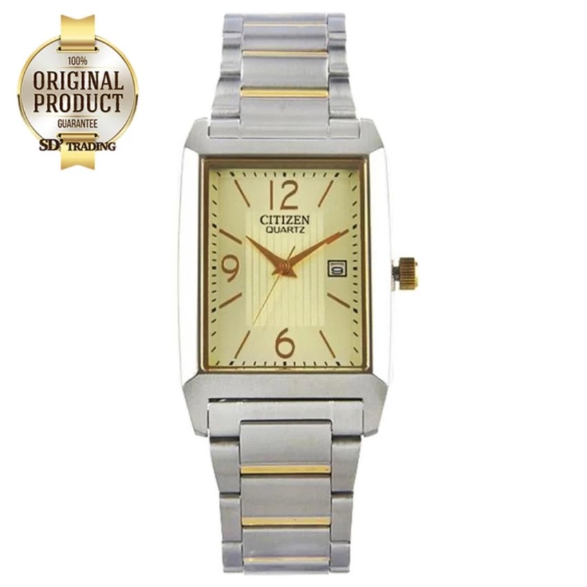 CITIZEN Quartz Men's Watch Stainless Strap รุ่น BH1654-54P - สองกษัตริย์ Silver/Gold-Gold