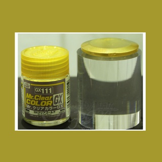 สีเครียสูตรทินเนอร์ GX111 CLEAR GOLD 18ML (Metallic)