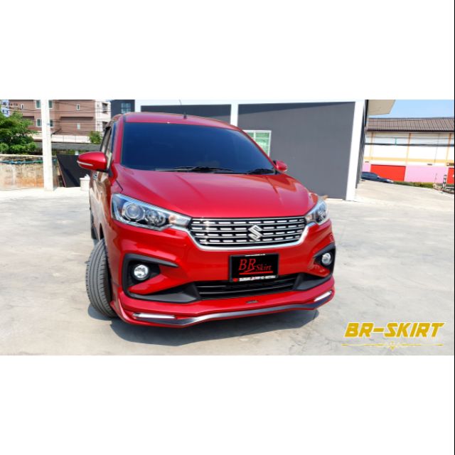 🔻ชุดแต่งสเกิร์ต Suzuki Ertiga 2019-2025  Amotriz V.2 พร้อมไฟเดย์ไลท์หน้า และท่อคู่เหลี่ยมท้าย