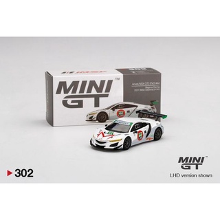 MiniGT No. 302-L Acura NSX GT3 EVO #44 2021 IMSA Daytona 24 Hrs