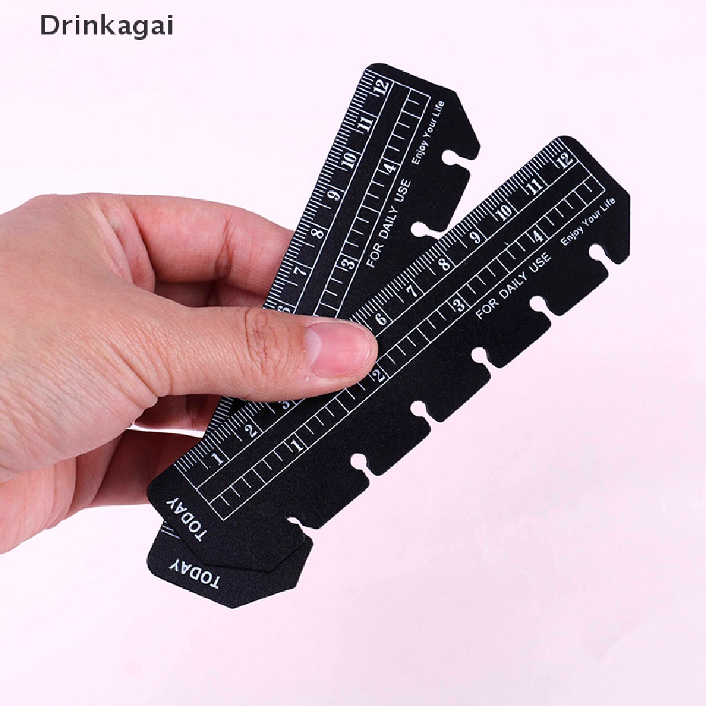 Dri A5 A6 A7 2pcs Black White Bookmark Rulers Spiral Notebook Quick ...