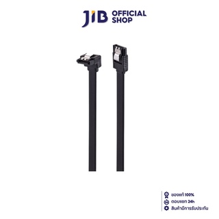 SATA3-6GB/S HEAD LOCK CABLE (สายซาต้า) A1502 50 CM (BLACK)