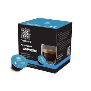 กาแฟแคปซูล "อเมริกาโน่ ซูพรีม" 1 กล่อง (12 แคปซูล) (ใช้ได้กับ Nescafe Dolce Gusto)- CO2003 1 box of "Americano Supreme"