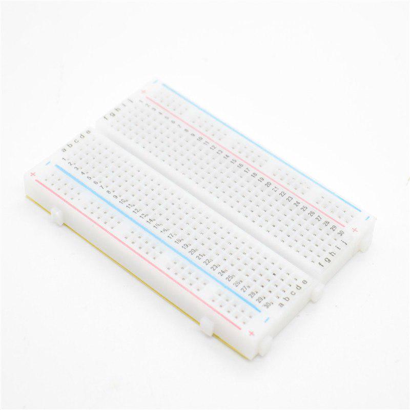 Breadboard ขนาดเล็ก 400 หลุม 8.5 ซม. x 5.5 ซม. สำหรับ Arduino