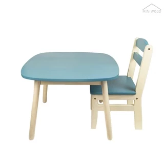 MINIWOOD โต๊ะเก้าอี้เด็ก เก้าอี้เด็กอนุบาล kids table and chairs