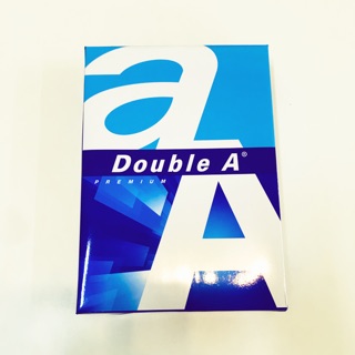 กระดาษถ่ายเอกสาร A4 80แกรม Double A 500 แผ่น