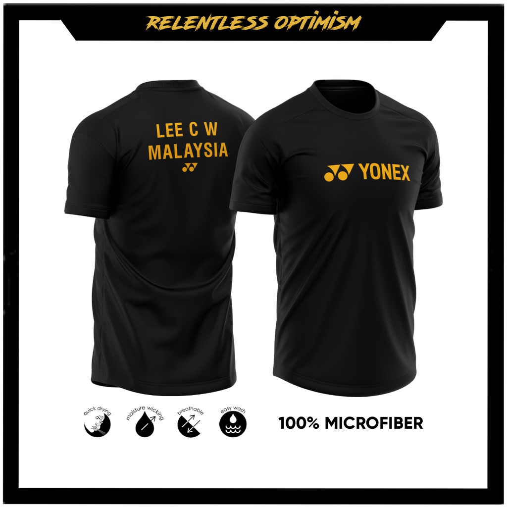 เสื้อแข่ง YONEX Baju Badminton Yonex Jersi Badminton Yonex เสื้อแบดมินตันพร้อมชื่อที่กําหนดเอง