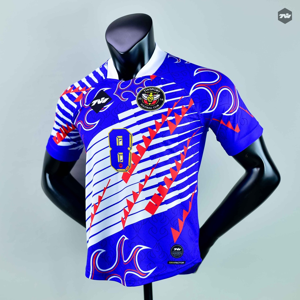 เสื้อฟุตบอลเดินสาย TWSPORT FC V Japan Crazy สีน้ำเงิน