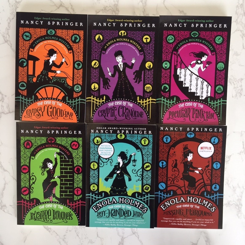 Enola Holmes (น้องสาว Sherlock holmes) หนังสือภาษาอังกฤษแนวสืบสวนสอบสวน ชุด Netflix เซต 6 เล่ม