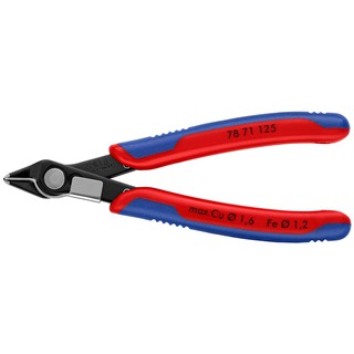 KNIPEX Electronic Super Knips - 125 mm คีมตัดสำหรับงานอิเล็กทรอนิกส์ 125 มม. รุ่น 7871125