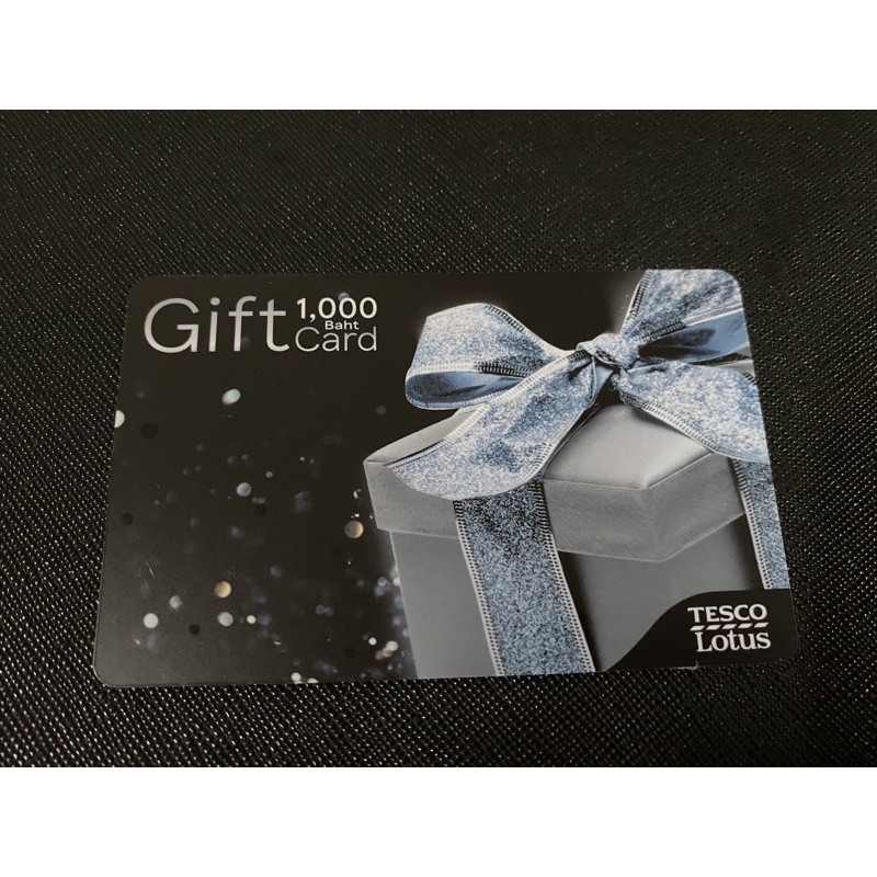 Tesco Lotus Gift Card มูลค่า 1,000 บาท บัตรกำนัลเทสโก้โลตัส (คละลาย)