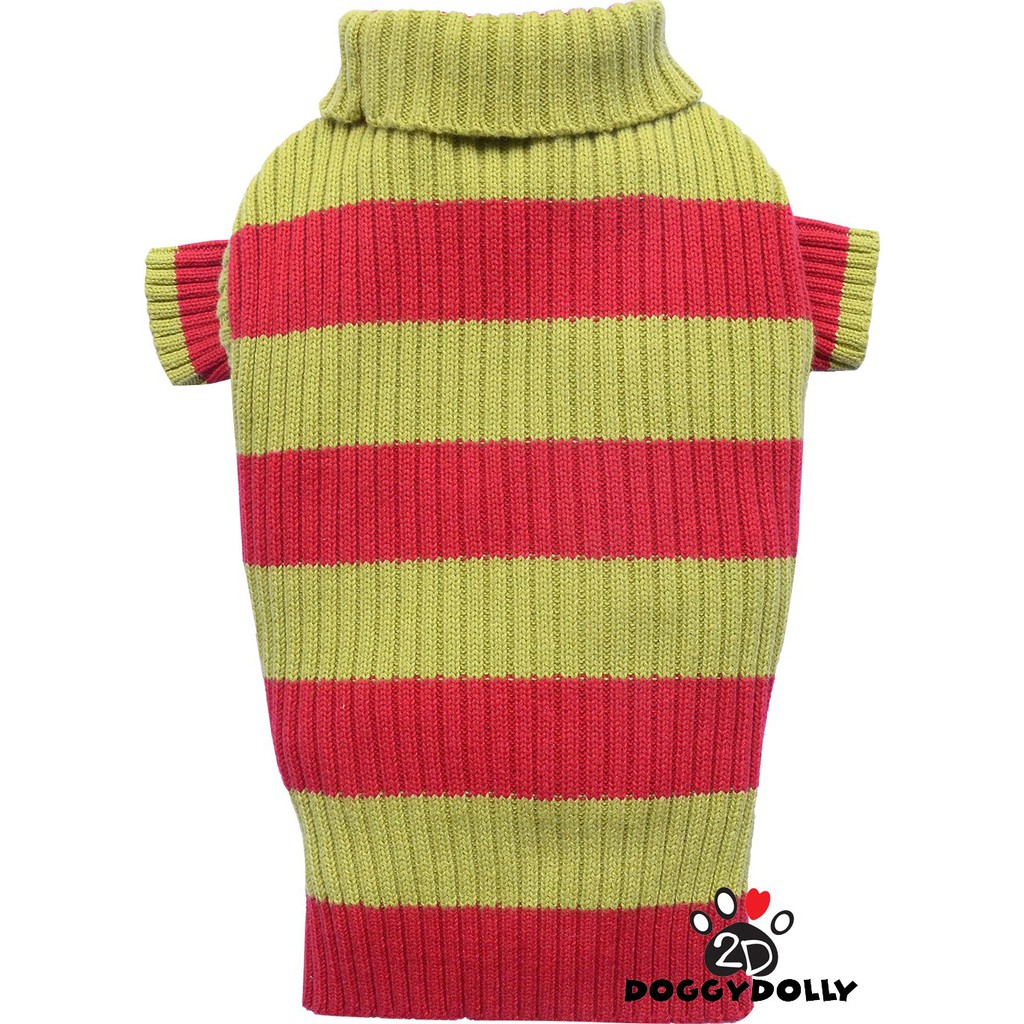 Pet cloths -Doggydolly แฟชั่นสัตว์เลี้ยง  ชุดหมาแมว  ไหมพรม เสื้อกันหนาวคอเต่า  winter  ขนาด 1-9 โล 