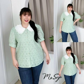 🔥Plussize🔥เสื้อคนอ้วน🔥 S รอบอก(bust) 48”สะโพก(hip) 52     M รอบอก(bust) 52”สะโพก(hip) 56”