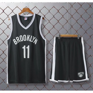 เสื้อกีฬาบาสเก็ตบอล ลายทีม Brooklyn Nets Kyrie Irving สําหรับผู้ชาย