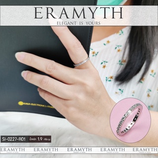 Eramyth Jewelry แหวน เงินแท้ SI-0227-R01 งานฝังเพชรสวิลCZ สินค้ามาตรฐานส่งออก(สินค้าพร้อมส่ง)