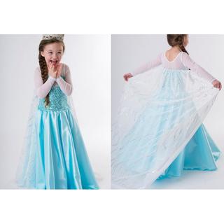 (ส่งฟรี/พร้อมส่ง) Dress Elsa เอลซ่า รุ่นผ้าคลุมยาว