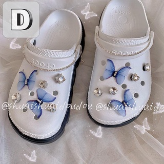 🔥DIY ที่ติดรองเท้า crocs สไตล์น่ารัก ตัวการ์ตูนติดรองเท้า ตกแต่งสวยงาม รูปแบบการ์ตูน ตัวติดรองเท้าหัวโต