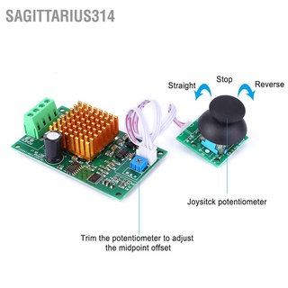 Sagittarius314 CCM4N DC12~30V Motor Controller Joystick CW/CCW Speed Regulator with Overcurrent Protection 3A