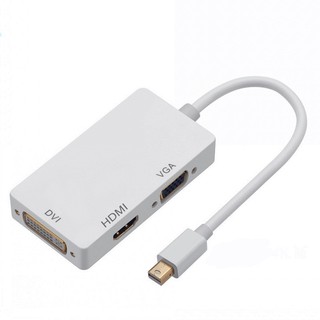 3in1 Adapter Mini DisplayPort to VGA / HDMI / DVI สายแปลงสัญญาณ