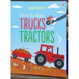 How to draw trucks and tractors book