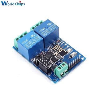 โมดูลรีเลย์ไร้สาย Dc 5V Wifi Esp8266 Esp-01 2Ch Relay สวิทช์สําหรับรีโมทบ้าน Iot