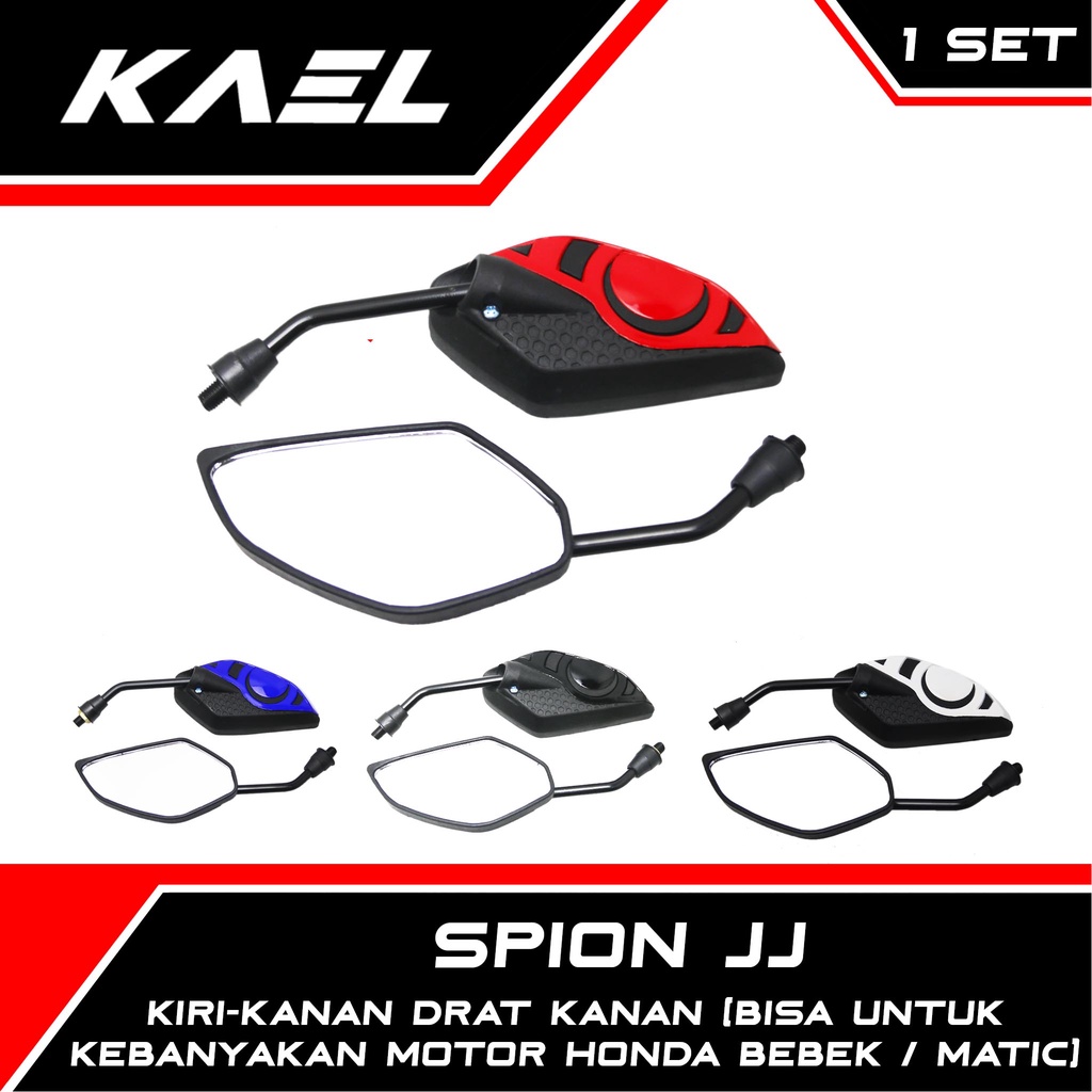 JJ Mirror Variation Honda Beat FI-F1-Pop-eSP-Street & Supra-X-125 & Blade-New & Revo-Absolut & Scoop