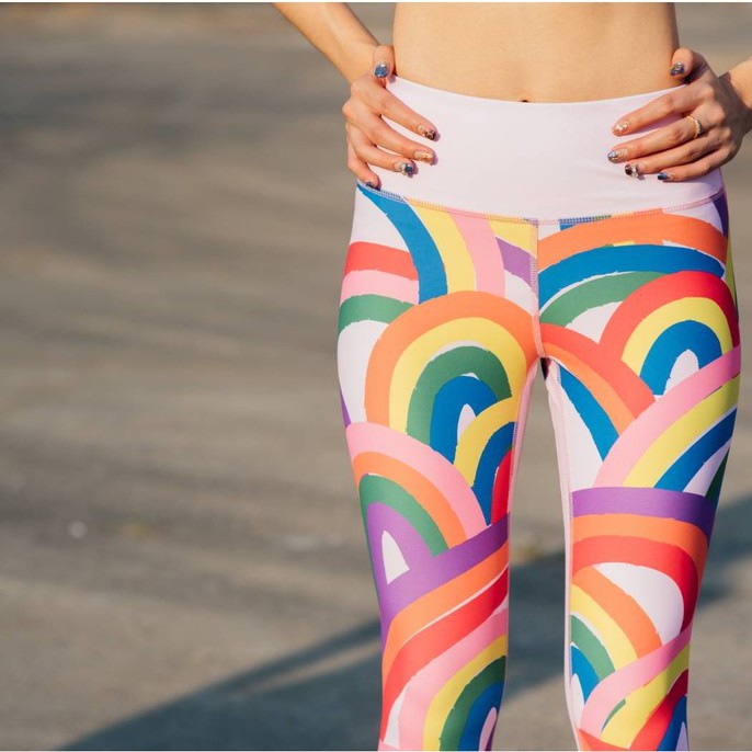 FreshLemon Pants/Legging เลกกิ้ง - ลายสายรุ้ง Rainbow