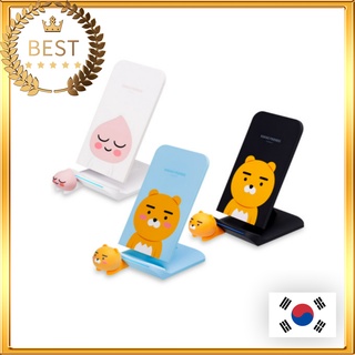 [KAKAO FRIENDS] Wireless Phone Charger│Standing Charging Holder│Charging Dock│RYAN &amp; APEACH│Kakao Charger เอพีช และ ไรอัน