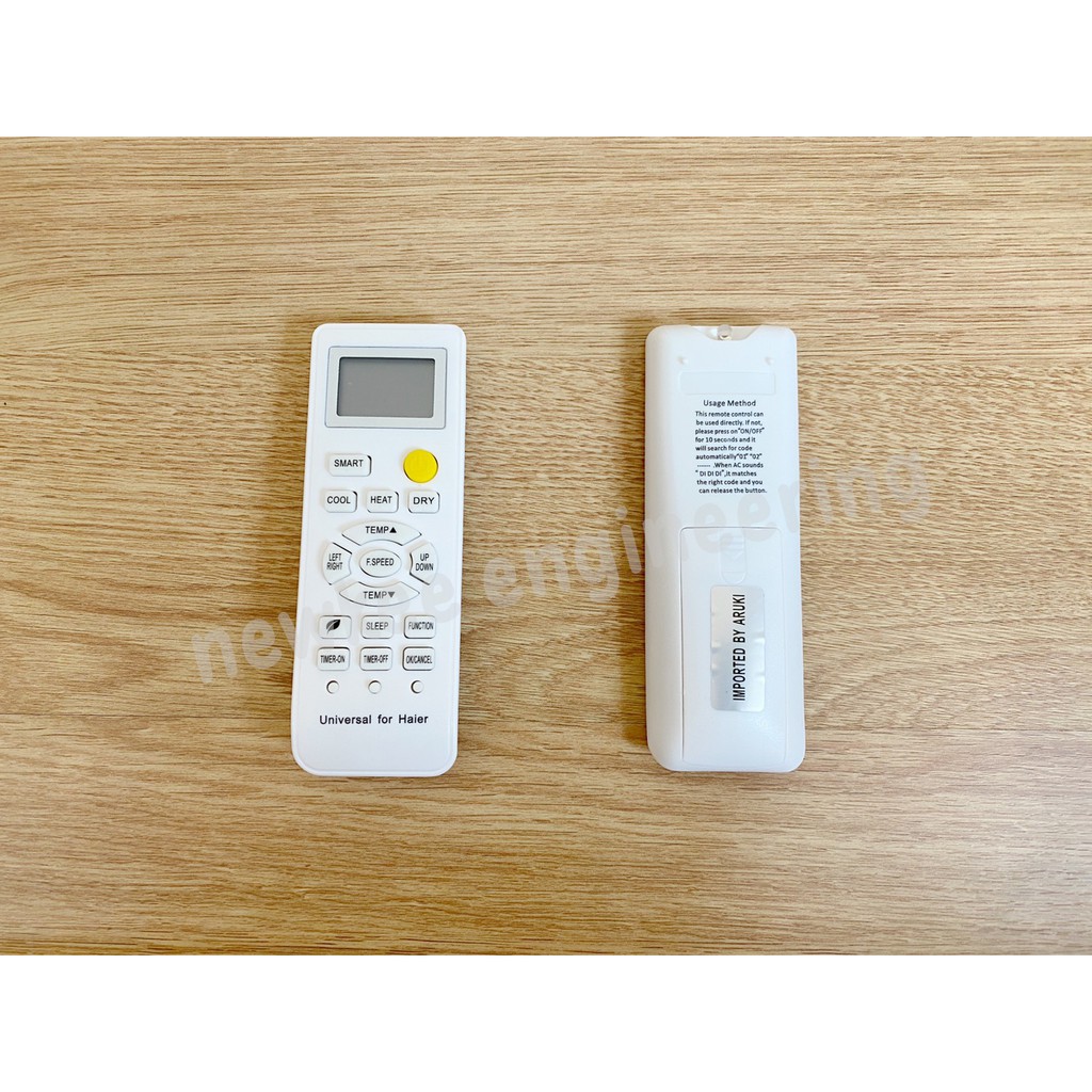 Haier รีโมทแอร์ไฮเออร์ รีโมทแอร์รวมรุ่น ใช้ได้กับทุกรุ่นของ Haier ช่วยคุณประหยัดในราคาเบาๆ lต็อกแน่นพร้อมส่ง ราคาถูก