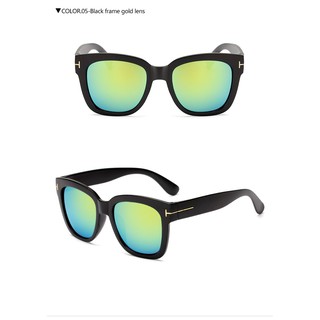 Sunglasses แว่นตากันแดด แฟชั่นเกาหลี แว่นกันแดด เลนส์ไล่สี แว่นตาสะท้อนแสง มี 5 สี