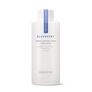 Innisfree Blueberry rebalancing skin 150ml [EXP 10/2023] โทนเนอร์สารสกัดจากบลูเบอร์รี่ออแกนิคช่วยปรับสภาพผิวให้มีความบาลานซ์