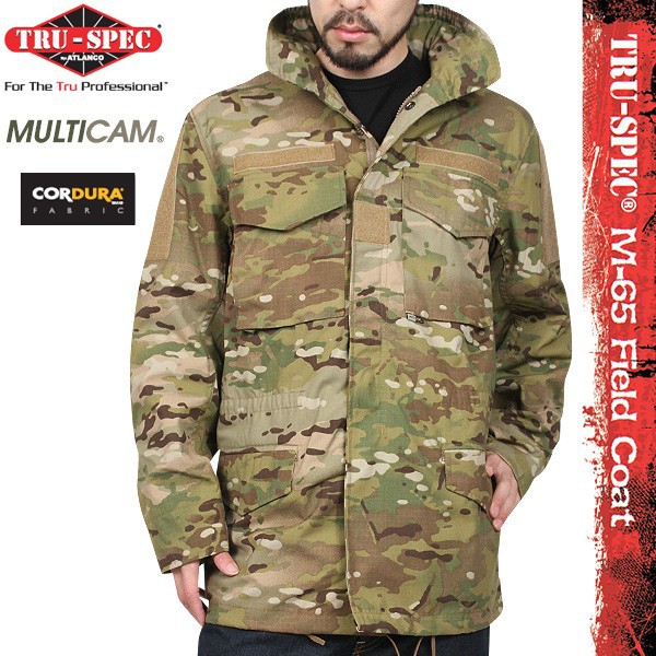 M65 FIELD COAT WITHOUT LINER | TRU-SPEC (MULTI CAM) | GENUINE ORIGINAL