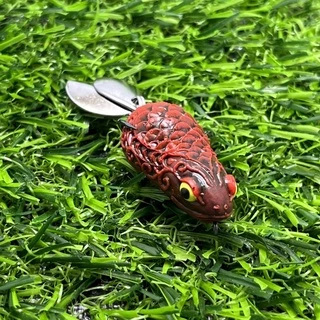 กบยาง 3.5 cm. ตัวเบ็ดเบอร์ 1 (กบยางเกล็ดมังกร)