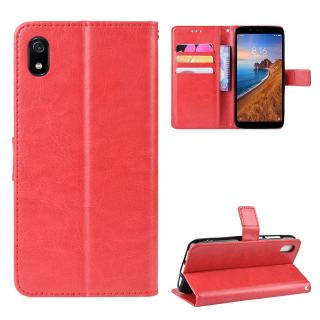 เคสโทรศัพท์หนัง PU ฝาพับ พร้อมช่องใส่บัตร และสายคล้อง หรูหรา สําหรับ Redmi 7A Redmi7A