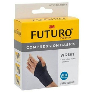 @@อุปกรณ์พยุงข้อมือ Wrist Support สปอร์ต ปรับกระชับได้ ฟูโทโร่ Futuro Basics M9327