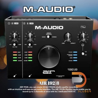 M-AUDIO AIR-192|8 2-In/4-Out 24/192 ออดิโอดินเตอร์เฟส 2-In/4-Out, 24-bit/192kHz ของแท้100% ประกันศูนย์ 1ปีเต็ม