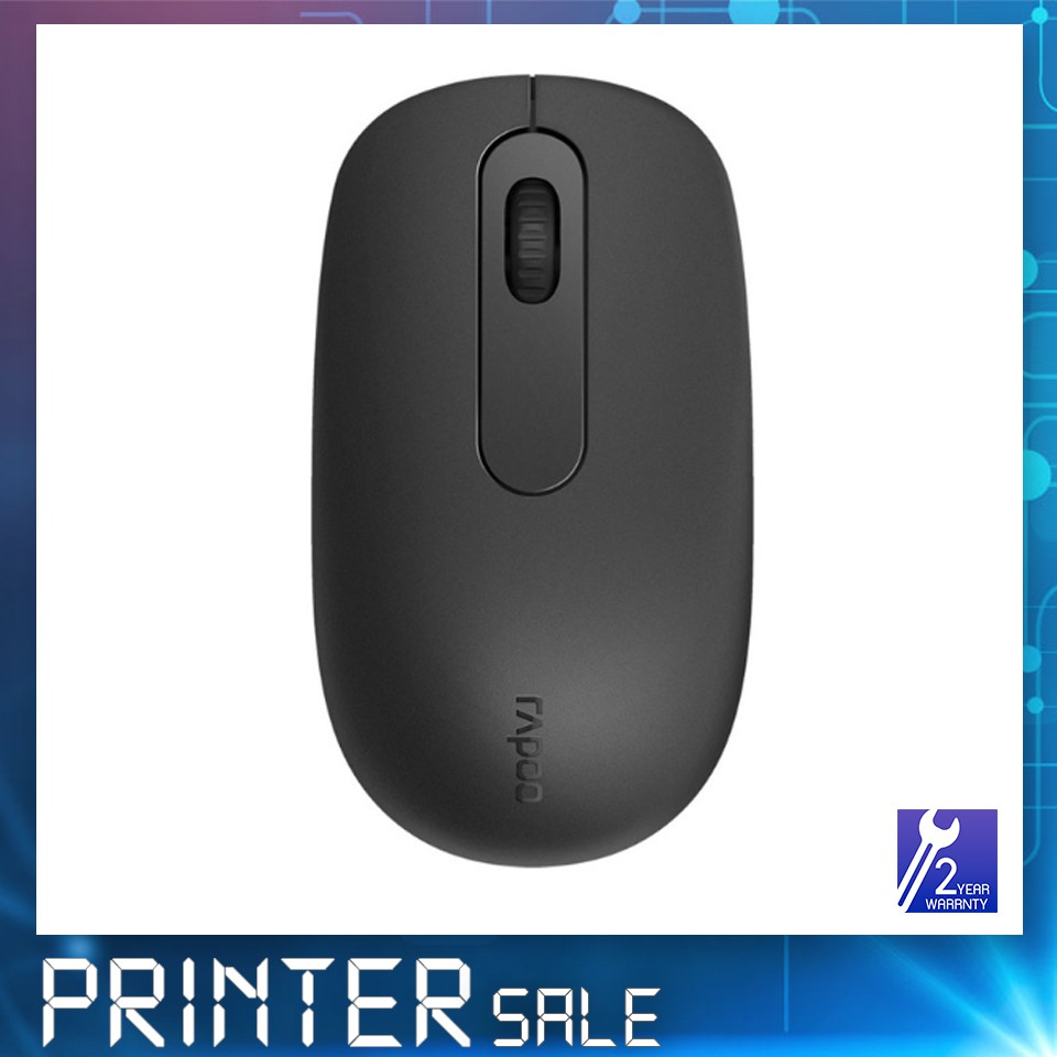 Rapoo เม้าส์มีสาย N200 Wired Optical Mouse (MSN200-BK) #4